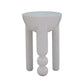 Morse White Wooden Accent Table