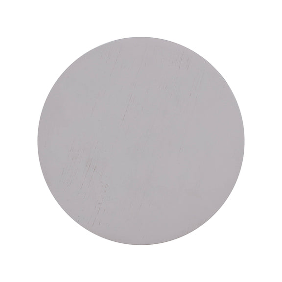 Morse White Wooden Accent Table