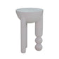 Morse White Wooden Accent Table