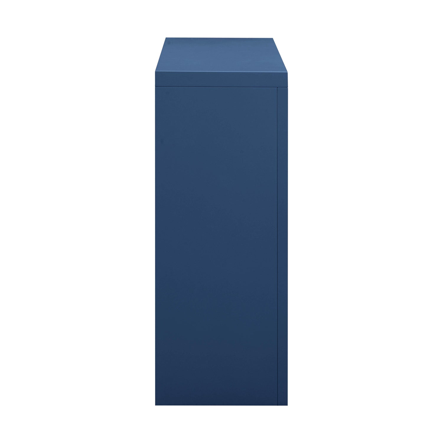 Suzie Navy & Rattan Console Table