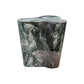 Slab Concrete Indoor/Outdoor Side Table (18"-22") - Grey Marble / Short