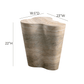 Slab Concrete Indoor/Outdoor Side Table (18"-22") - Travertine / Tall