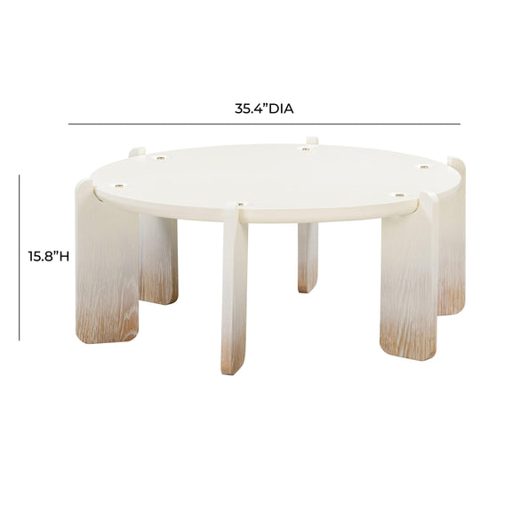 Gloria Cream Oak Coffee Table