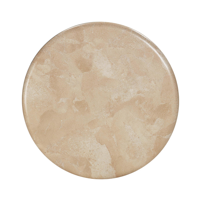 Mire Rose Faux Marble Side Table