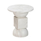 Chip Marble Print Indoor / Outdoor Side Table