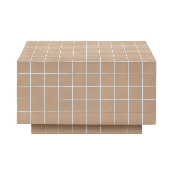 Mixie Taupe Tile Indoor / Outdoor Coffee Table