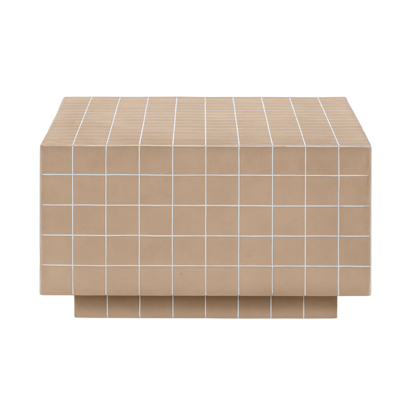 Mixie Taupe Tile Indoor / Outdoor Coffee Table