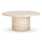 Blossom Washed Travertine Finish Indoor/Outdoor Coffee Table