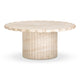 Blossom Washed Travertine Finish Indoor/Outdoor Coffee Table