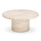 Blossom Washed Travertine Finish Indoor/Outdoor Coffee Table