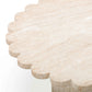 Blossom Washed Travertine Finish Indoor/Outdoor Coffee Table