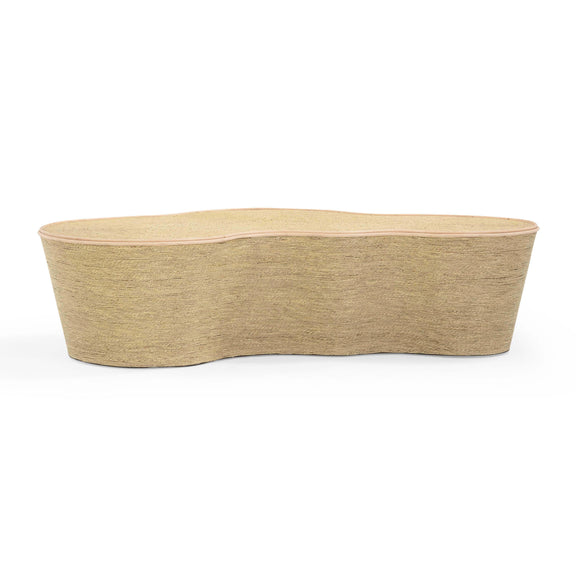 Slab Natural Seagrass Coffee Table