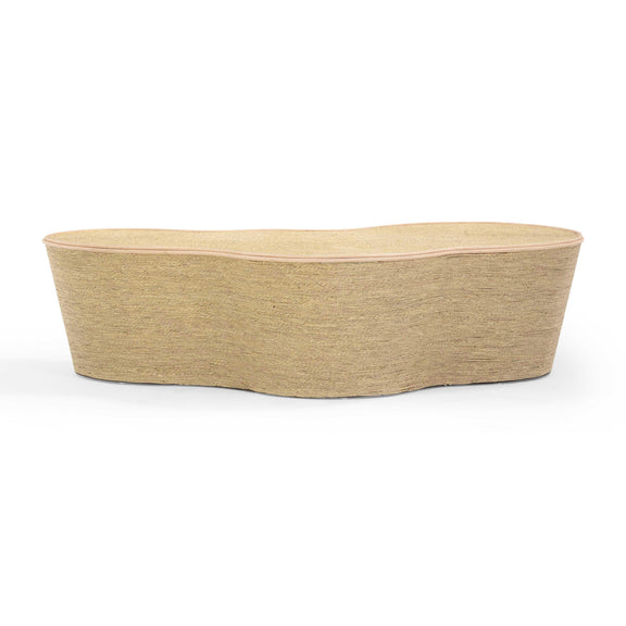 Slab Natural Seagrass Coffee Table