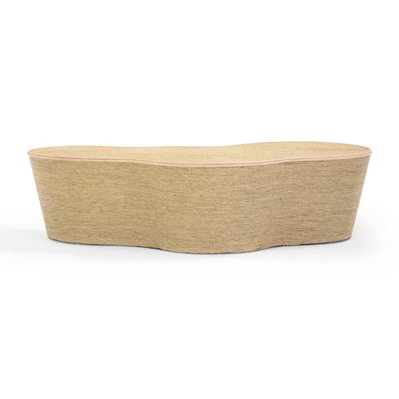 Slab Natural Seagrass Coffee Table