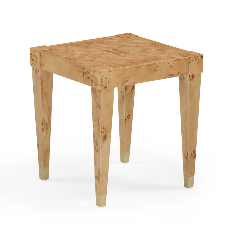 Brandyss Honey Burl End Table