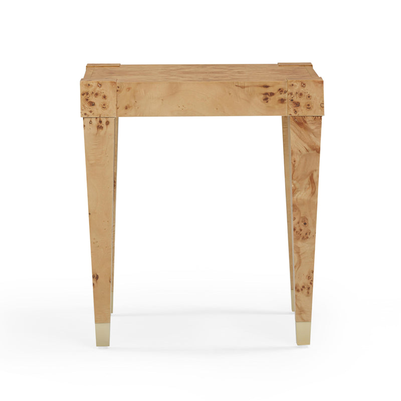 Brandyss Honey Burl End Table
