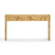 Brandyss Natural Burl Console Table