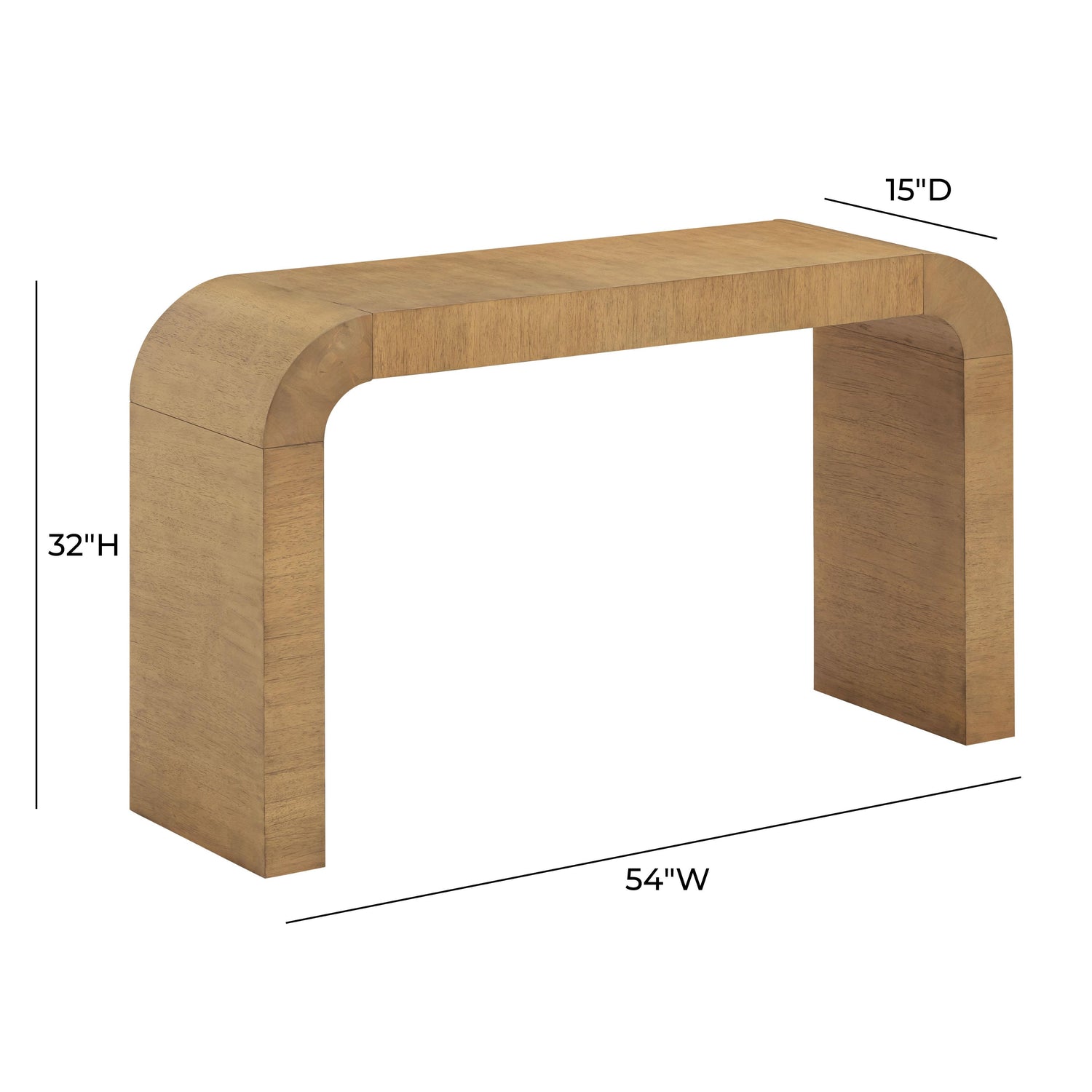 Hump Natural Console Table