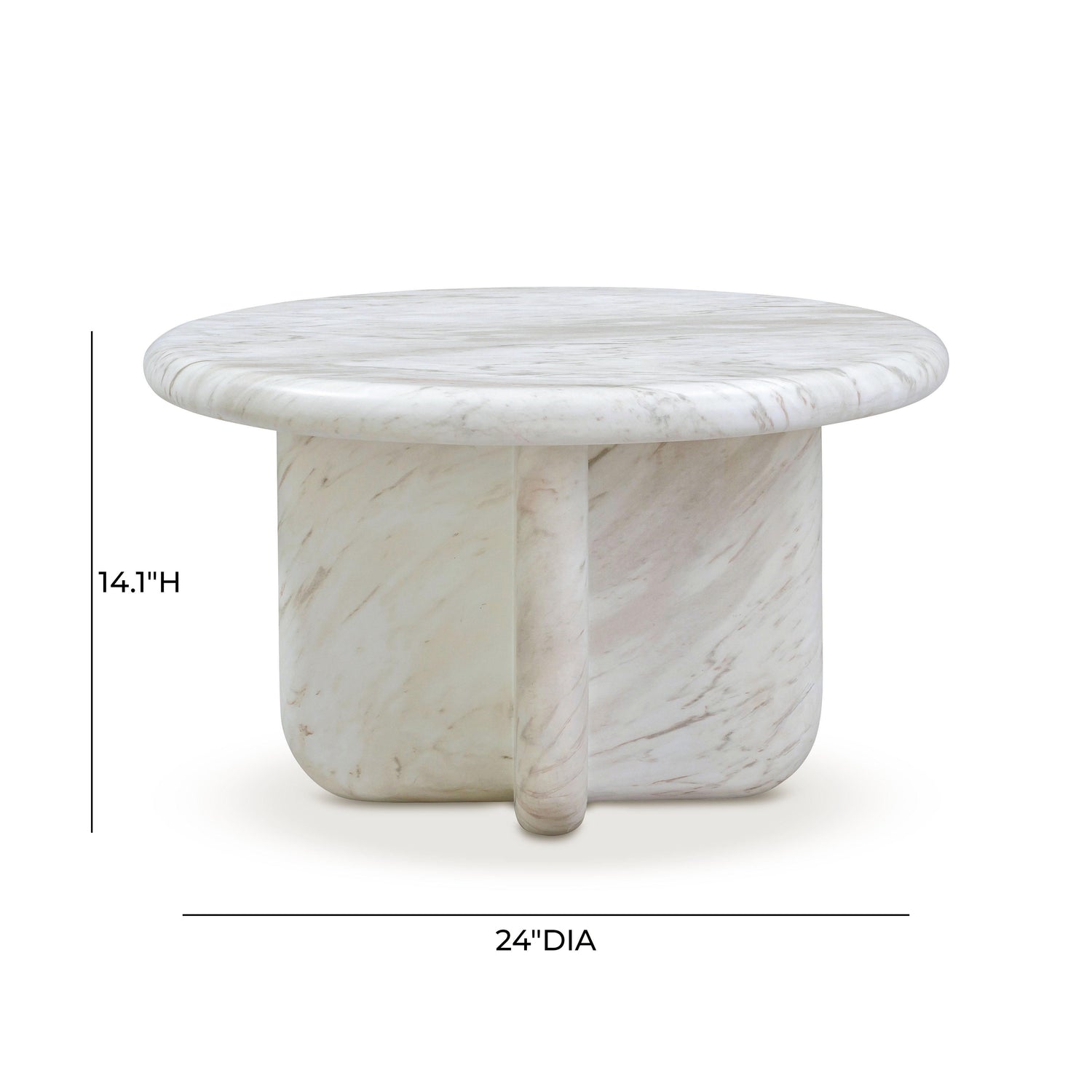 Juju Marble Indoor/Outdoor 24 inch Tall Coffee Table