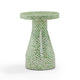 Halio Green Shell Side Table