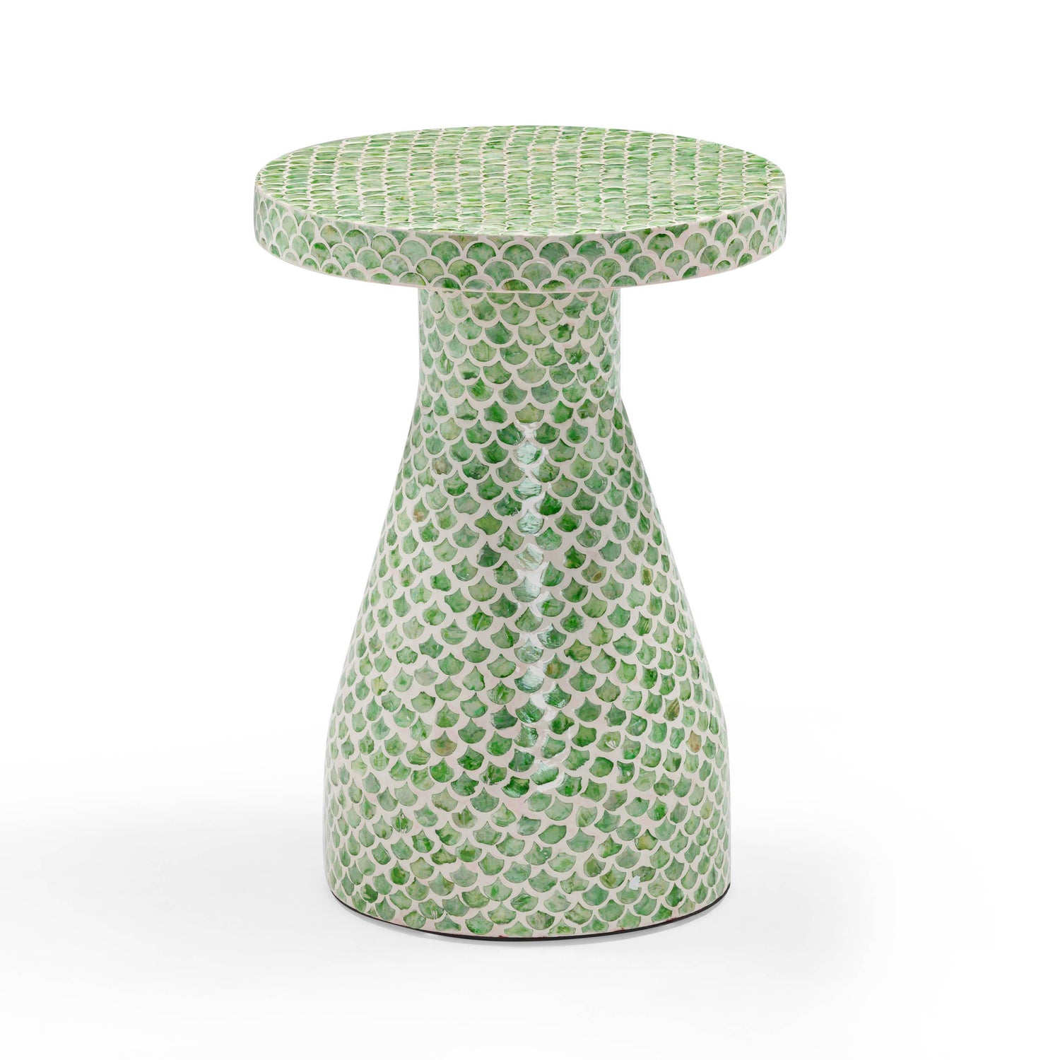 Halio Green Shell Side Table