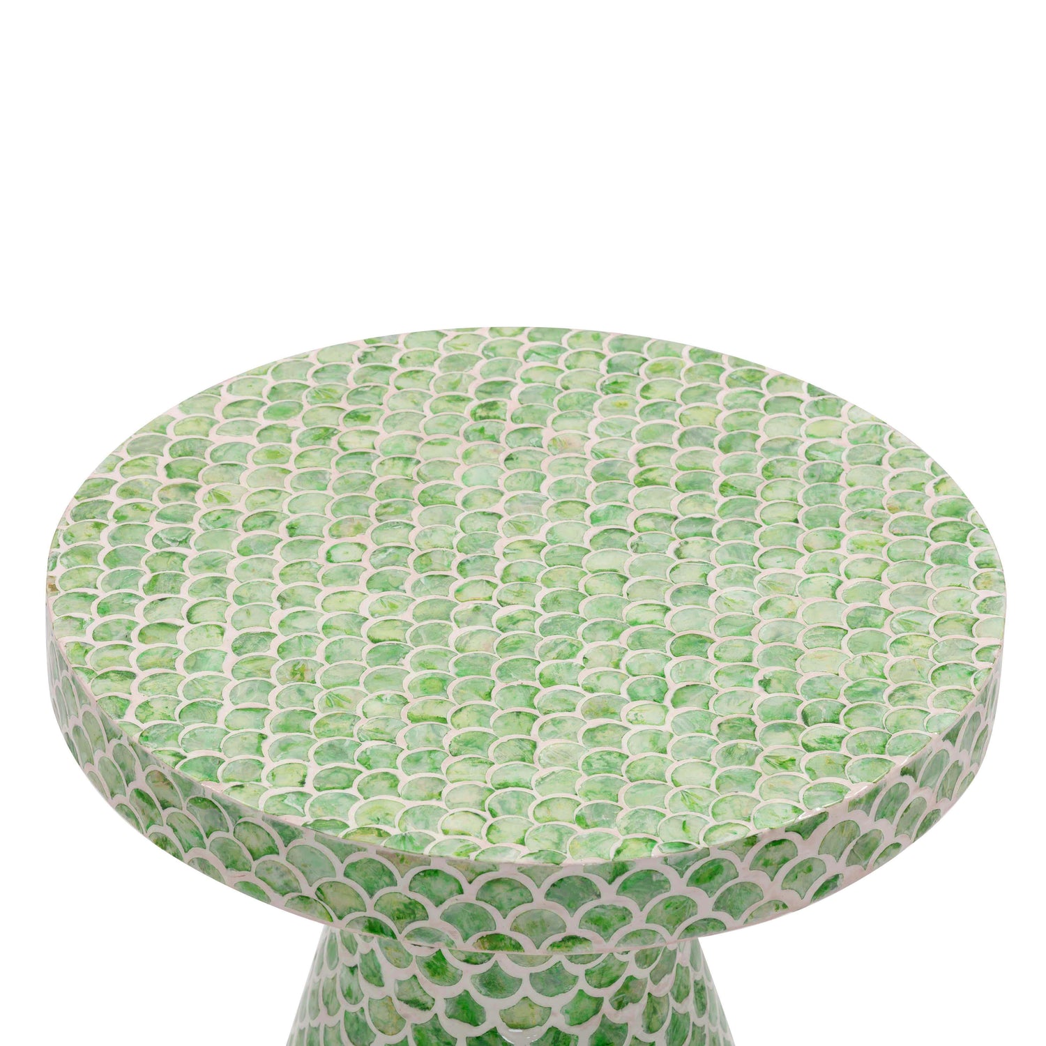Halio Green Shell Side Table