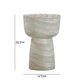 Charra Faux Travertine Indoor/Outdoor Side Table