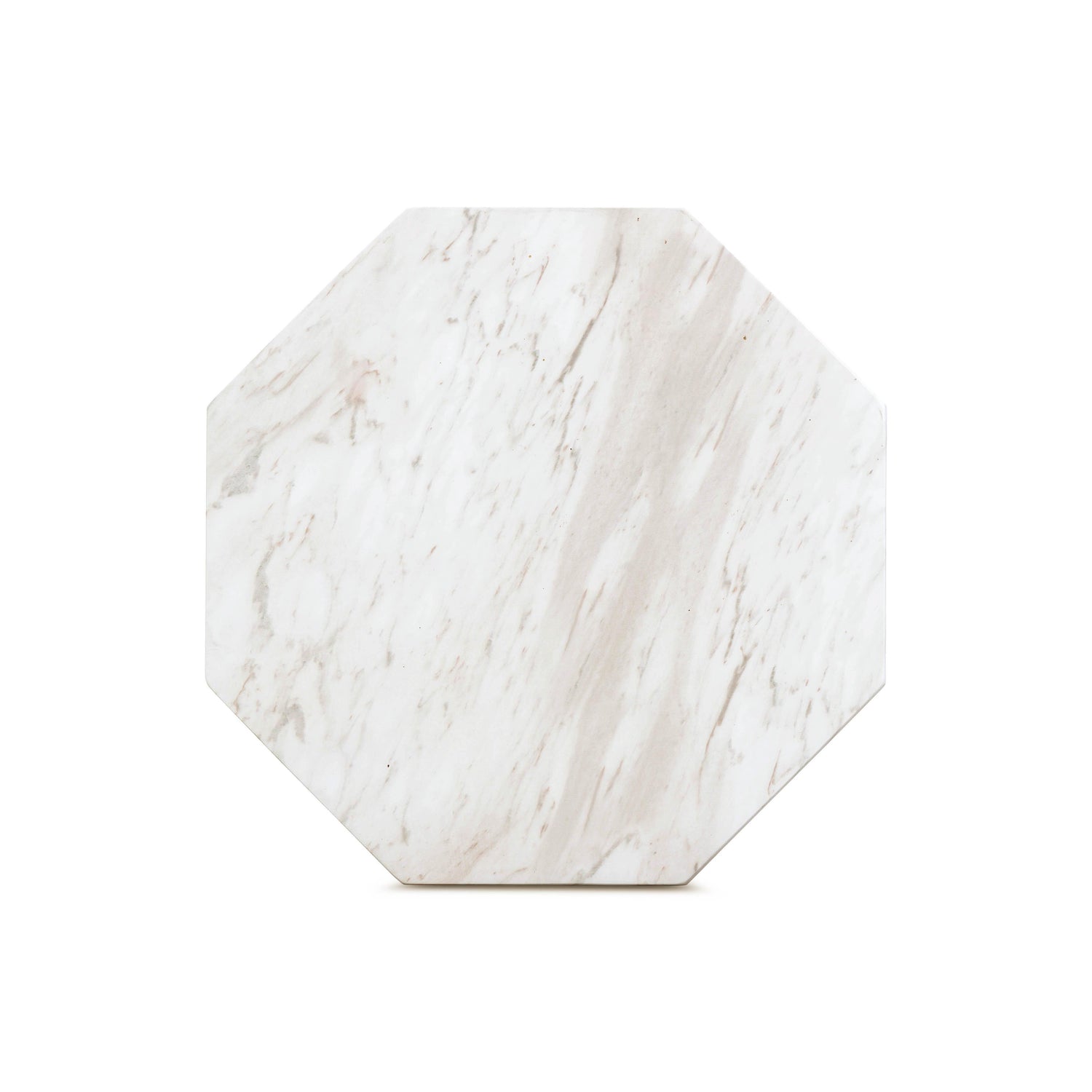 Esme Faux Marble Indoor/Outdoor Round Side Table