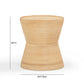 Henri Natural Rattan Side Table