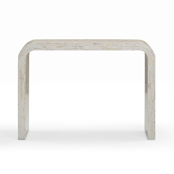 Opus Cream Capiz Shell Console Table