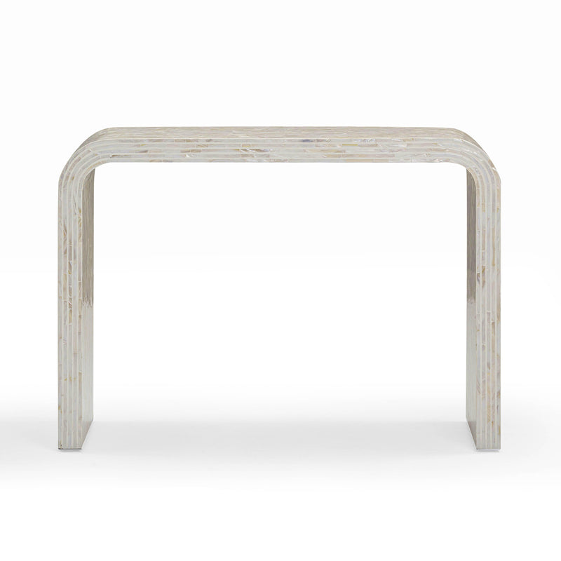 Opus Cream Capiz Shell Console Table