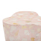 Slab Sunset Pink Terrazzo Indoor/Outdoor Side Table