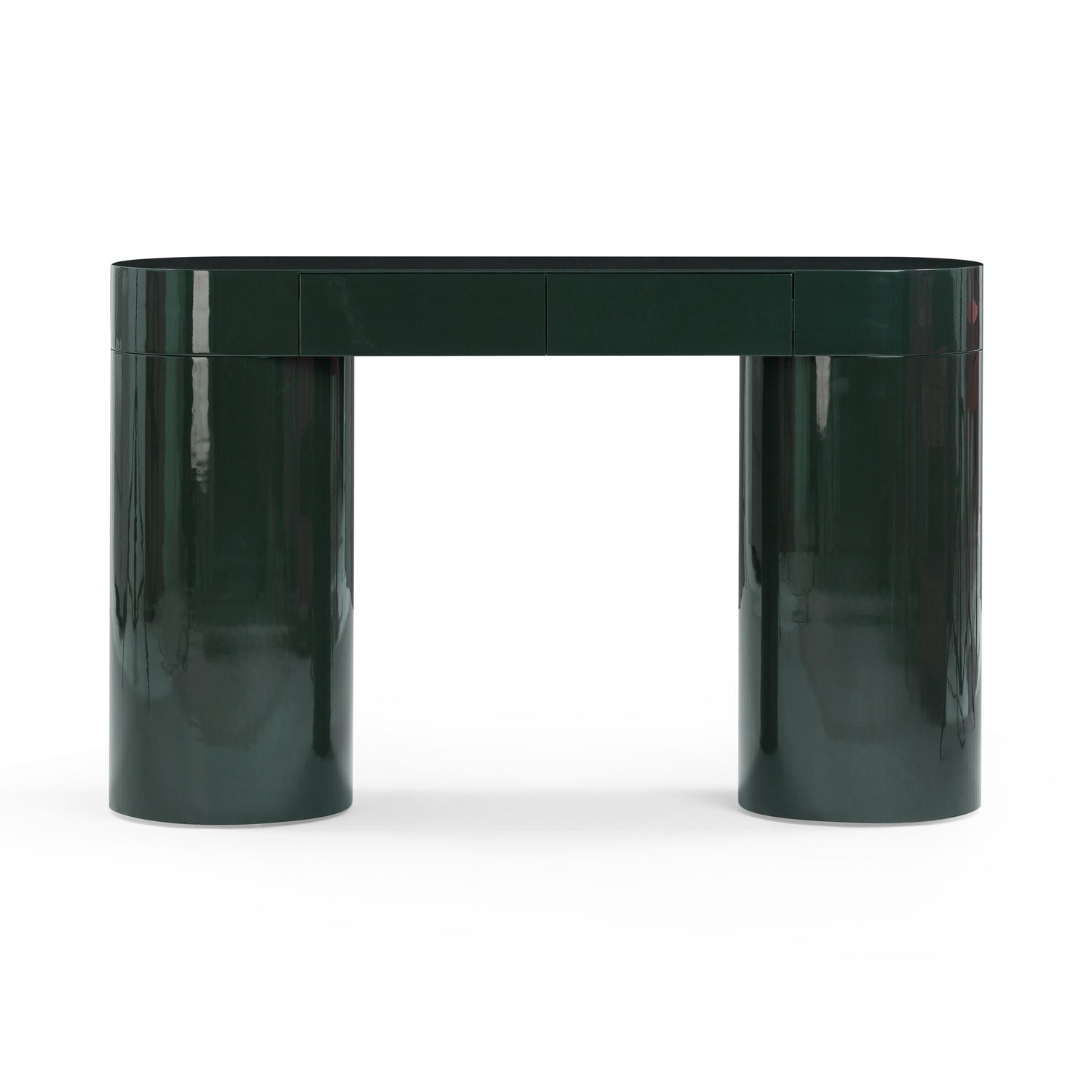 Mira Deep Green High Gloss Console Table