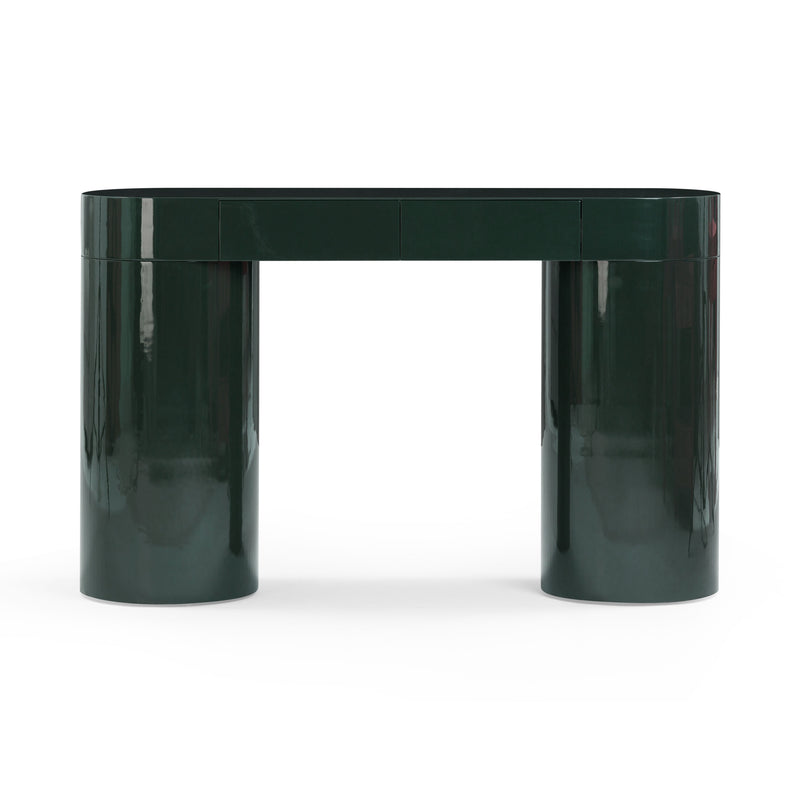 Mira Deep Green High Gloss Console Table