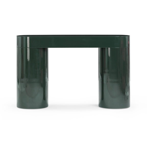 Mira Deep Green High Gloss Console Table