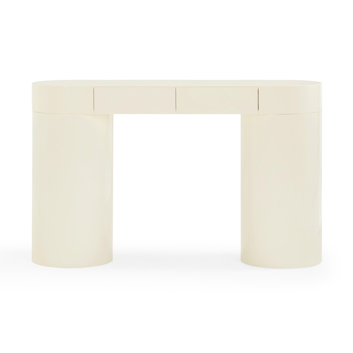 Mira Cream High Gloss Console Table