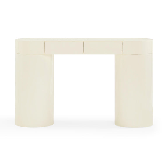 Mira Cream High Gloss Console Table