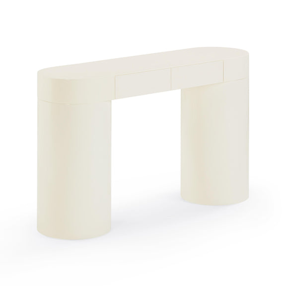 Mira Cream High Gloss Console Table