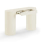 Mira Cream High Gloss Console Table