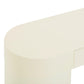 Mira Cream High Gloss Console Table