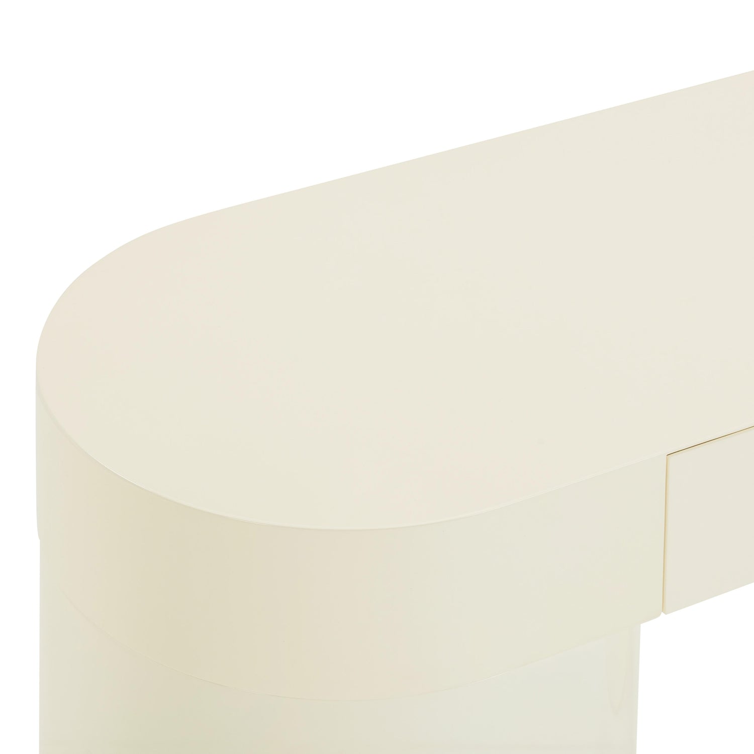 Mira Cream High Gloss Console Table
