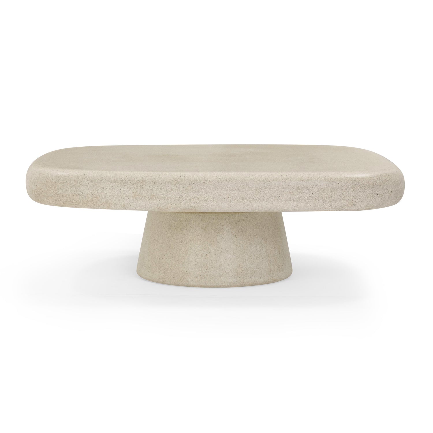 Darial Sandstone Indoor/Outdoor Coffee Table