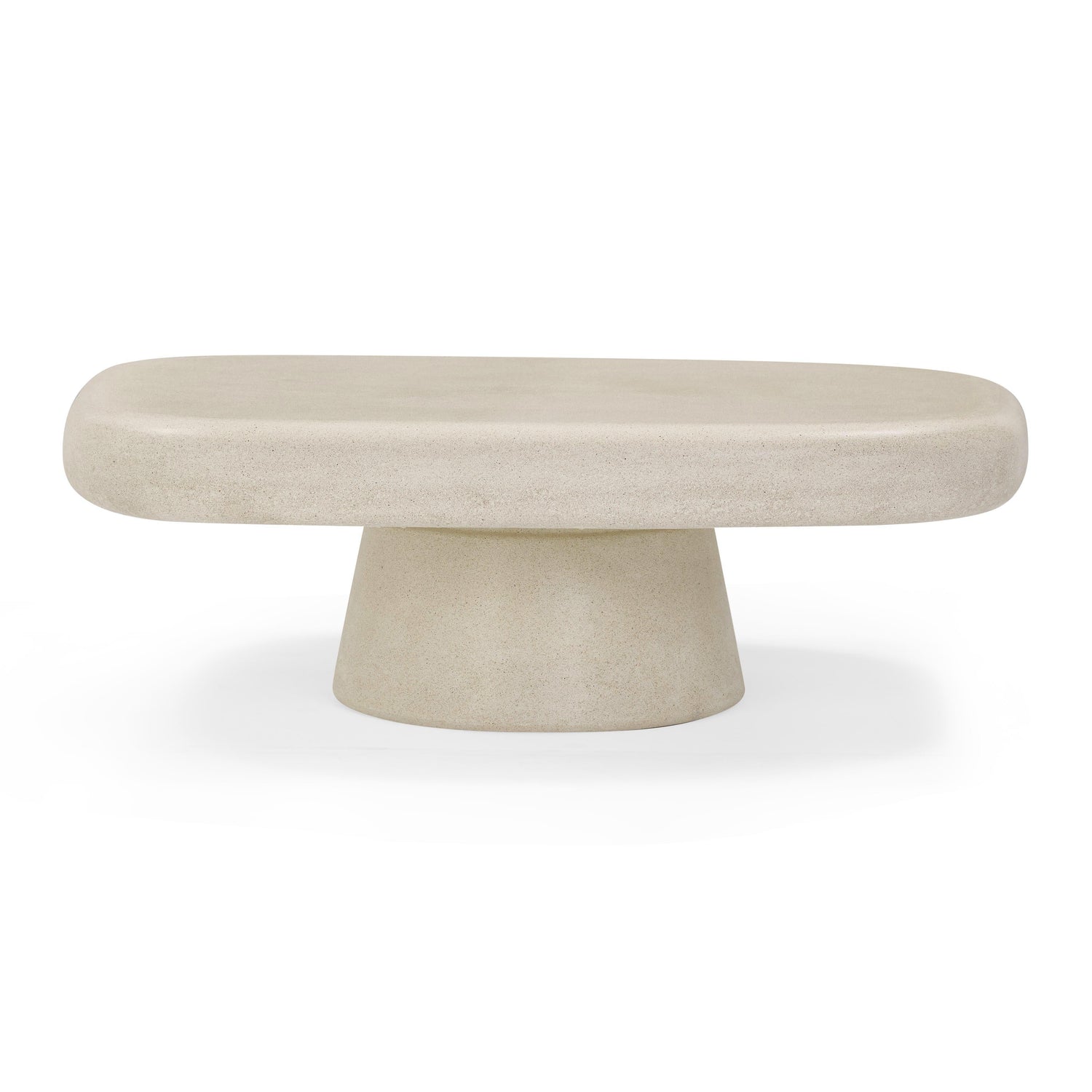 Darial Sandstone Indoor/Outdoor Coffee Table
