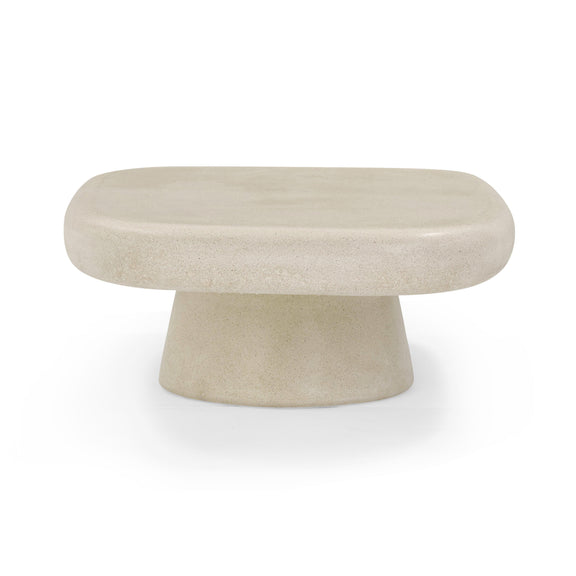 Darial Sandstone Indoor/Outdoor Coffee Table