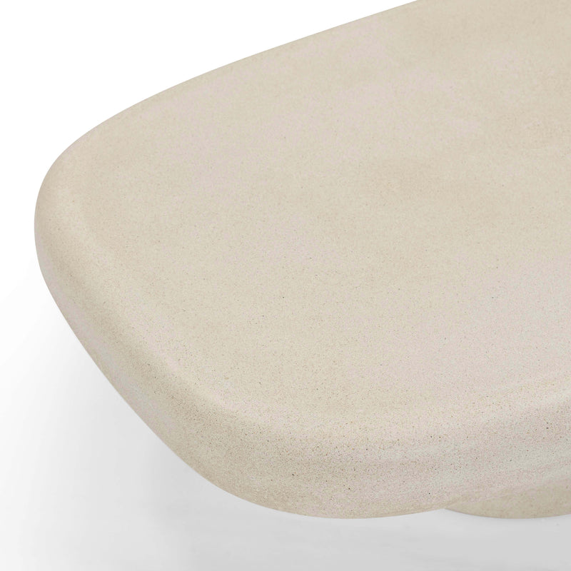 Darial Sandstone Indoor/Outdoor Coffee Table