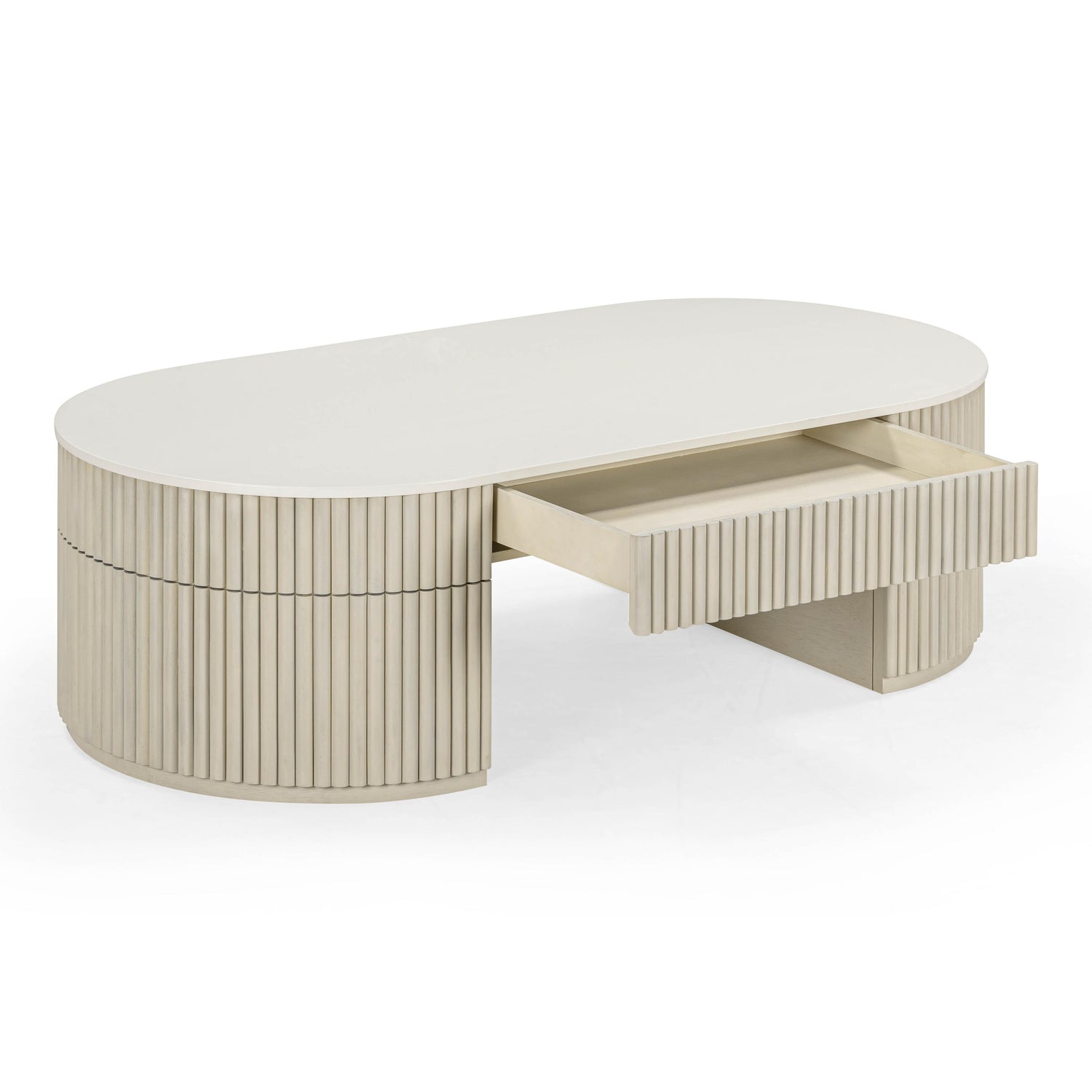 Bella Cream Large Storage Coffee Table