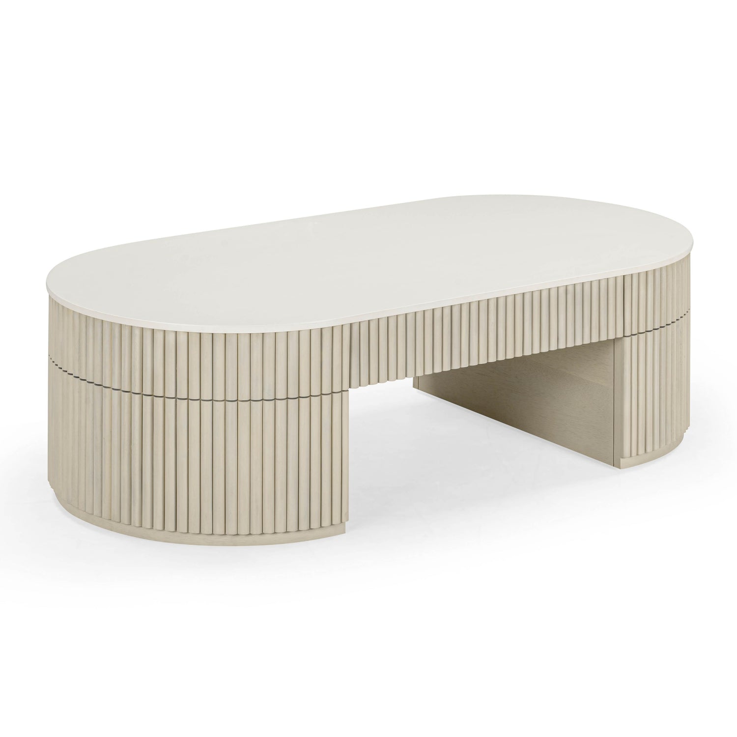 Bella Cream Large Storage Coffee Table