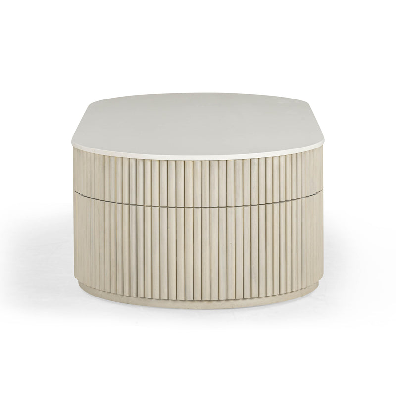 Bella Cream Large Storage Coffee Table