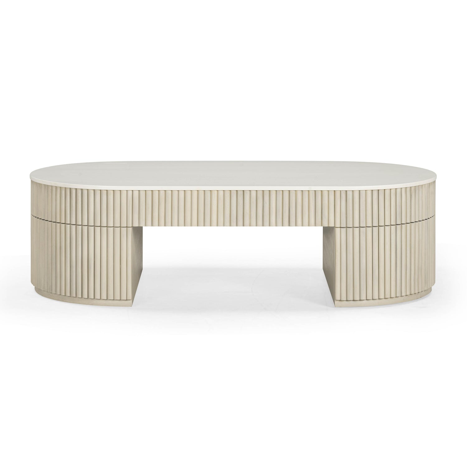 Bella Cream Large Storage Coffee Table