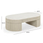 Bella Cream Large Storage Coffee Table
